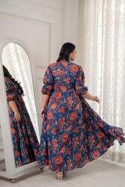 Gulzar Handblock Cotton Dress