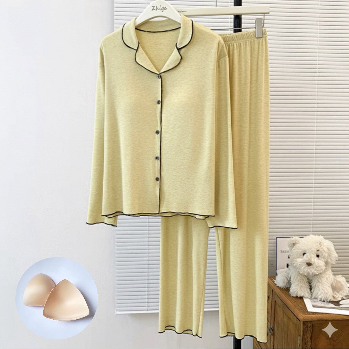 Buttercream Padded Nightsuit Set