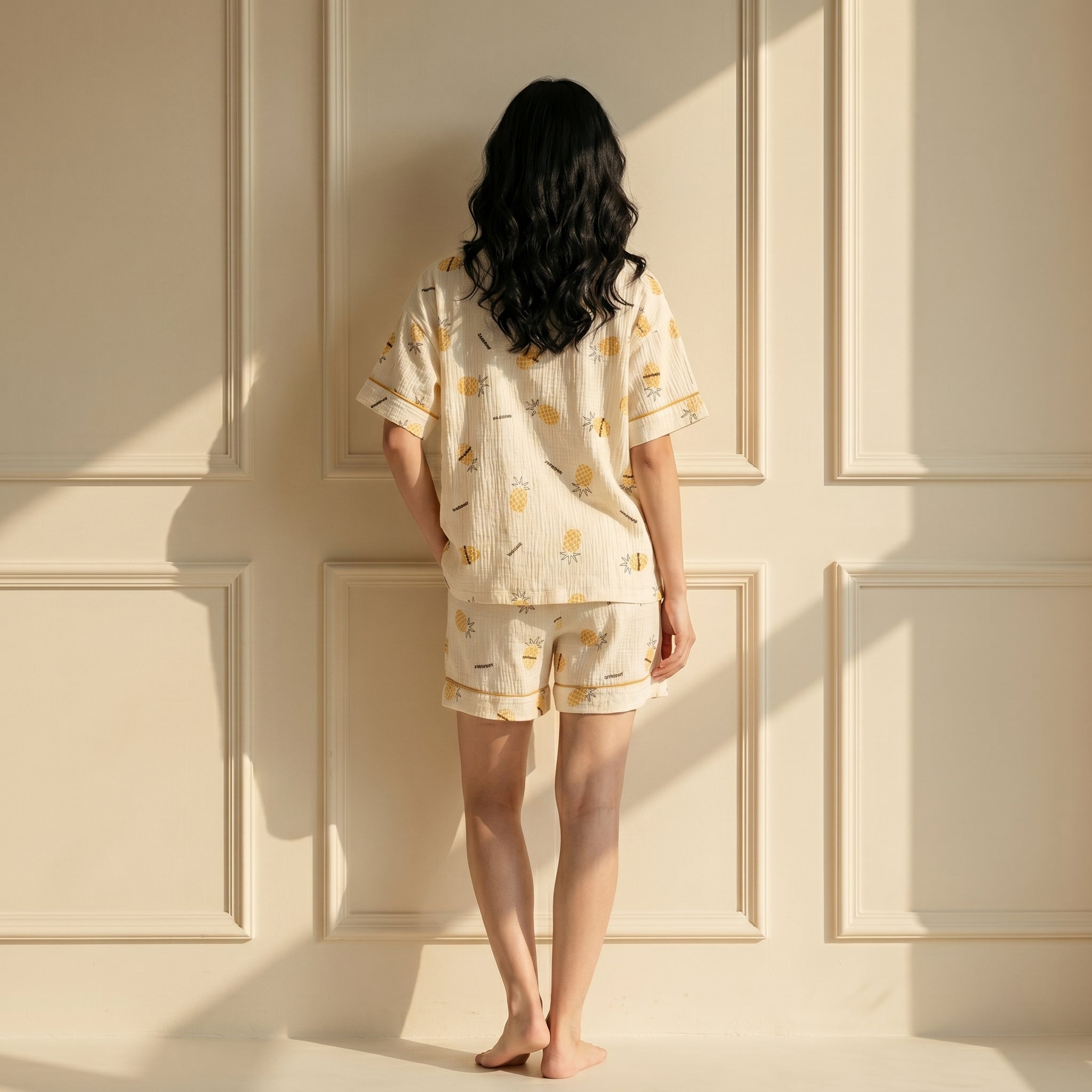 Pineapple Mood Padded Nightsuit Set