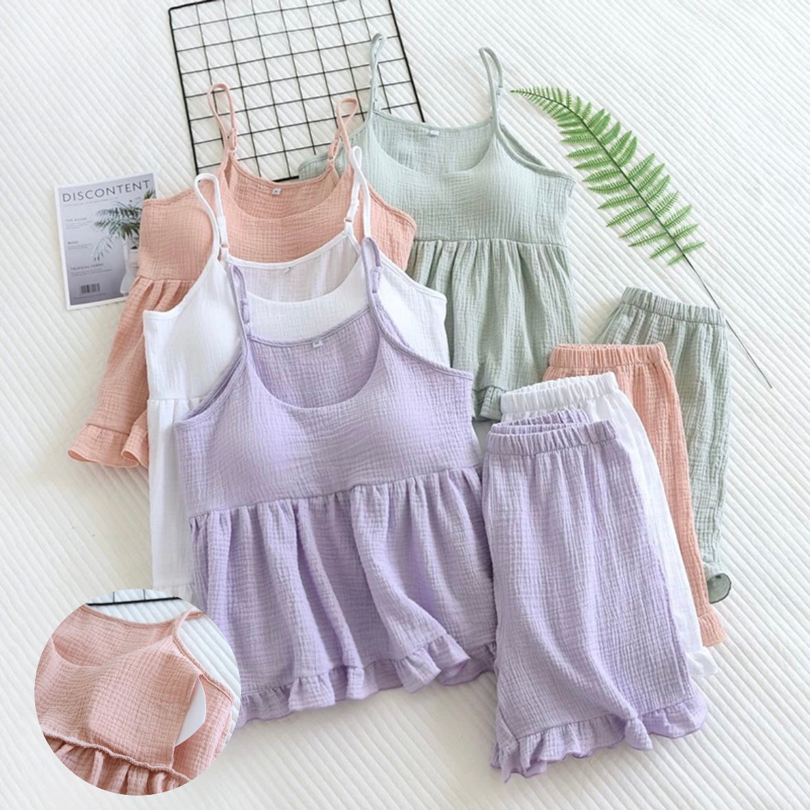 Twirl & Nap Ruffle NightSuit - 2pc Set