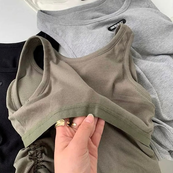 Contour Built-in Bra Tie Top