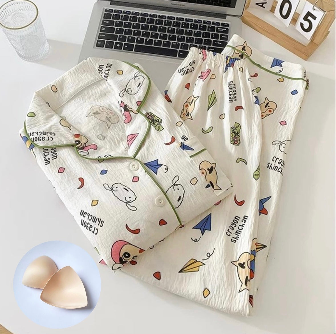 Sinchan Padded Nightsuit Set