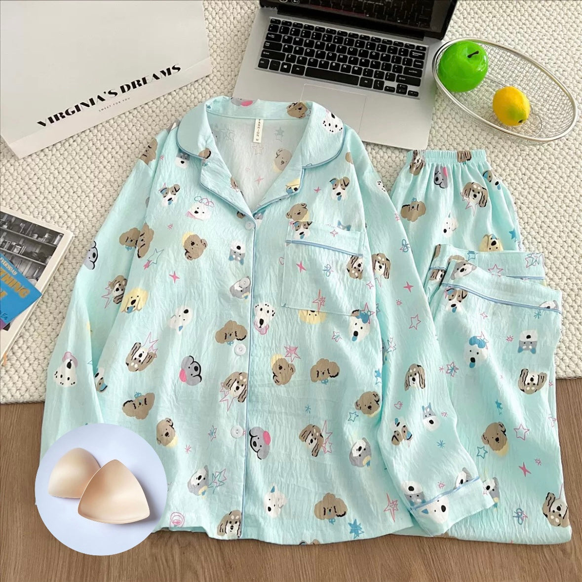 Doodle Dogs Padded Nightsuit Set