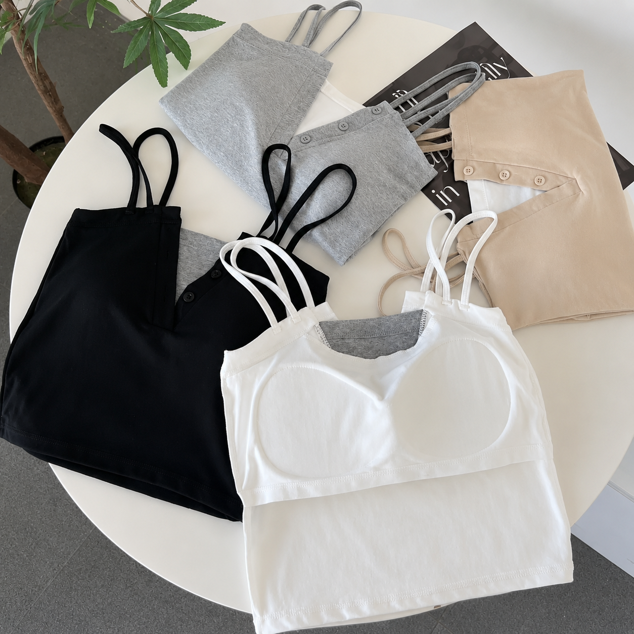 Cebu Double Strap Built-in Bra Top