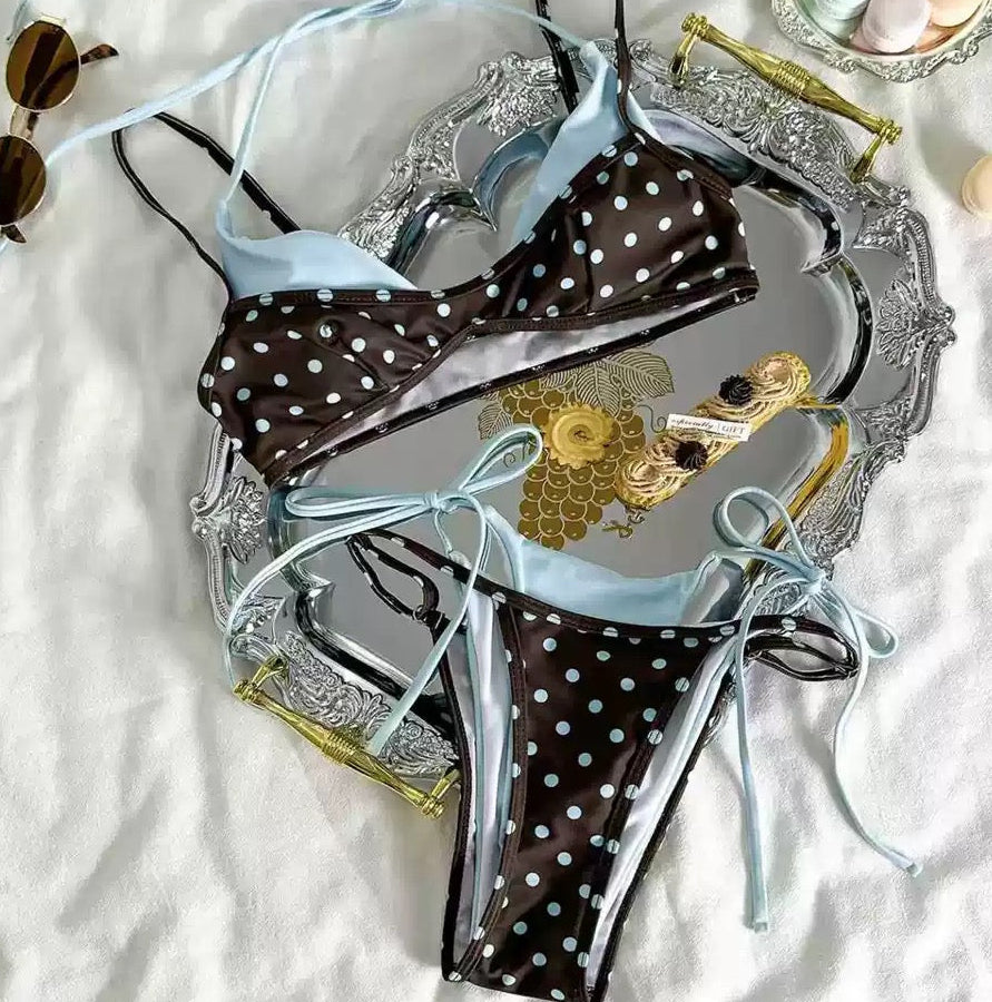 Brownie Blue Bikini Set