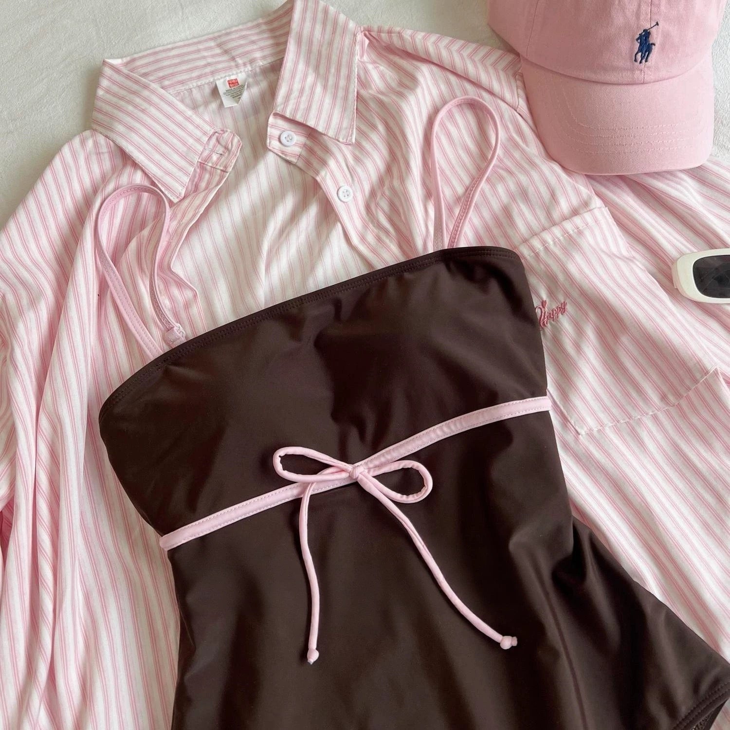 Costal Cowgirl Monokini With Shirt Set