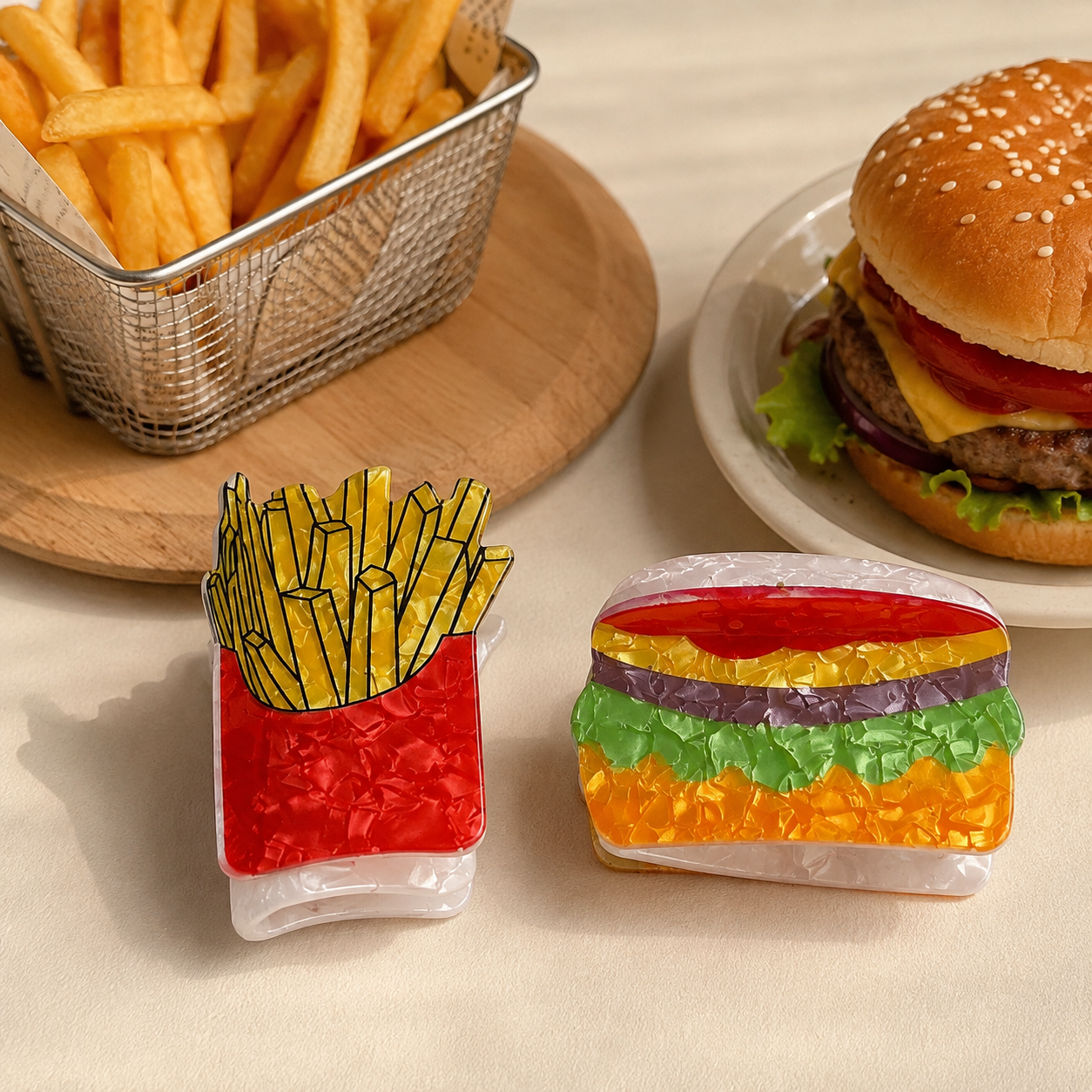 Snack Time Claw Clips