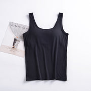 Celine Ribbed Padded Tank Top