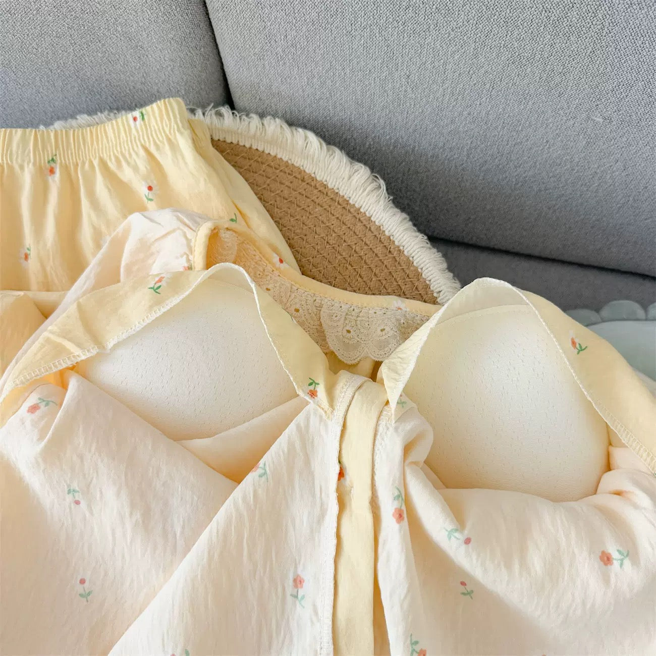 Buttercup Belle padded Nightsuit set