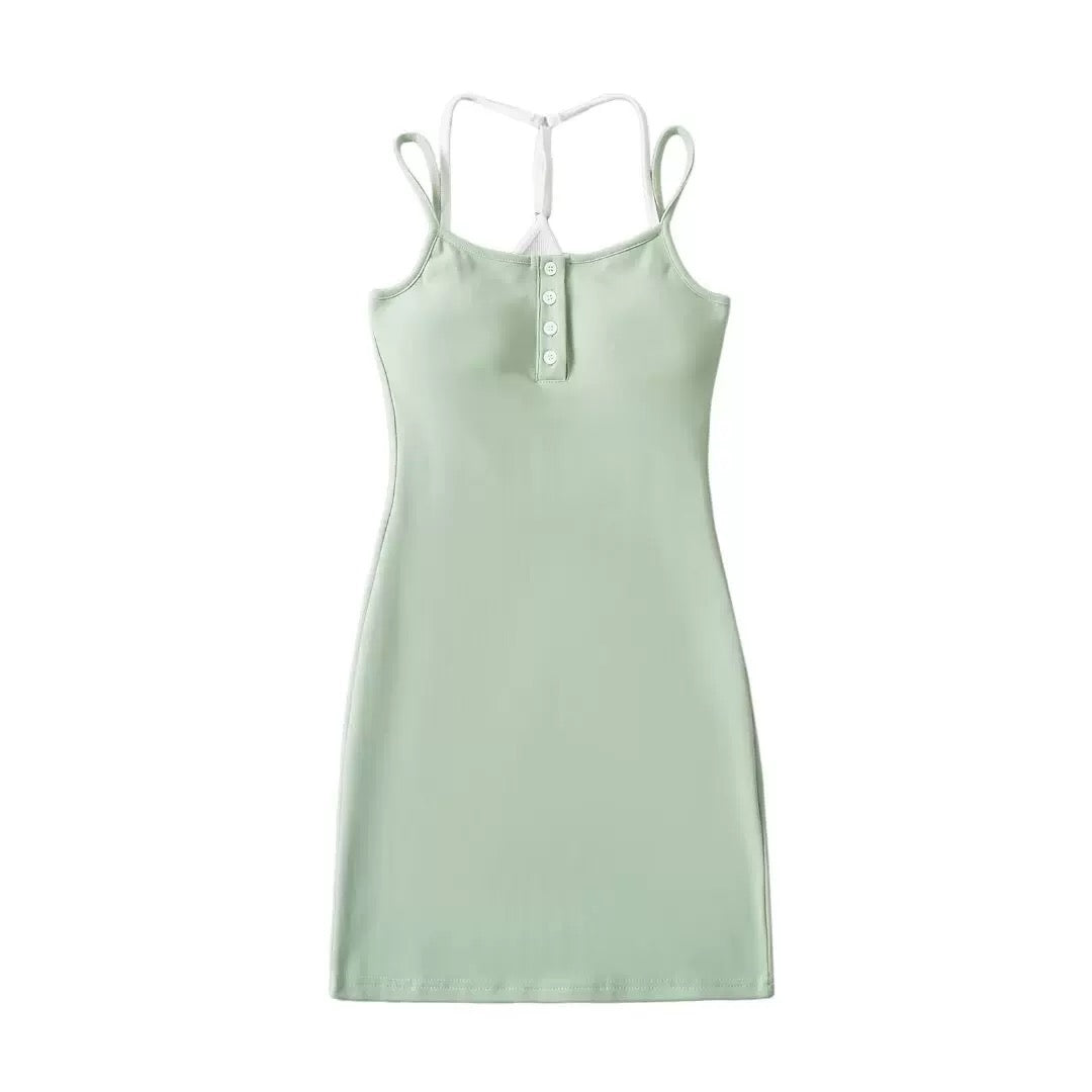 Sugarplum Built-In Bra Cami Dress