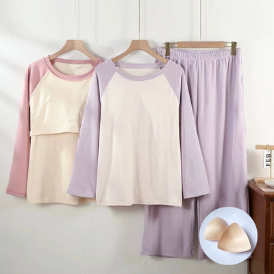 Pastel Duo Padded Nightsuit Set