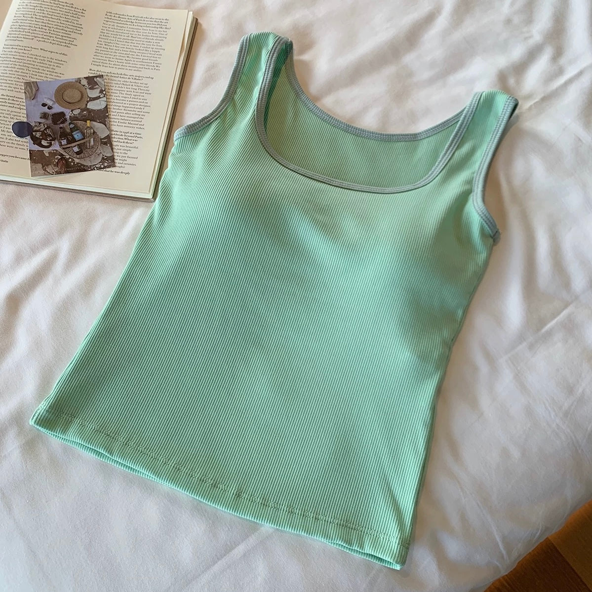 Outline Edge Built-in Bra Top