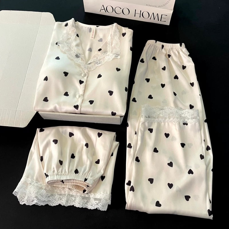 Forever Hearts Padded Nightsuit Set