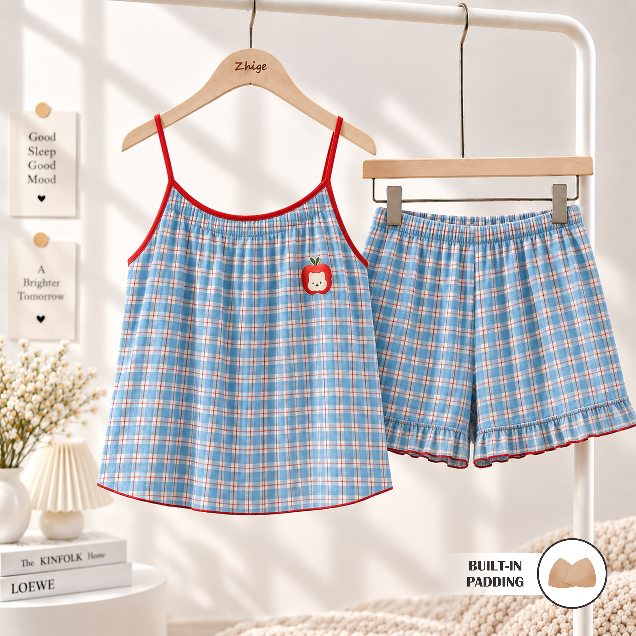 Apple Orchard Padded NIghtsuit Set