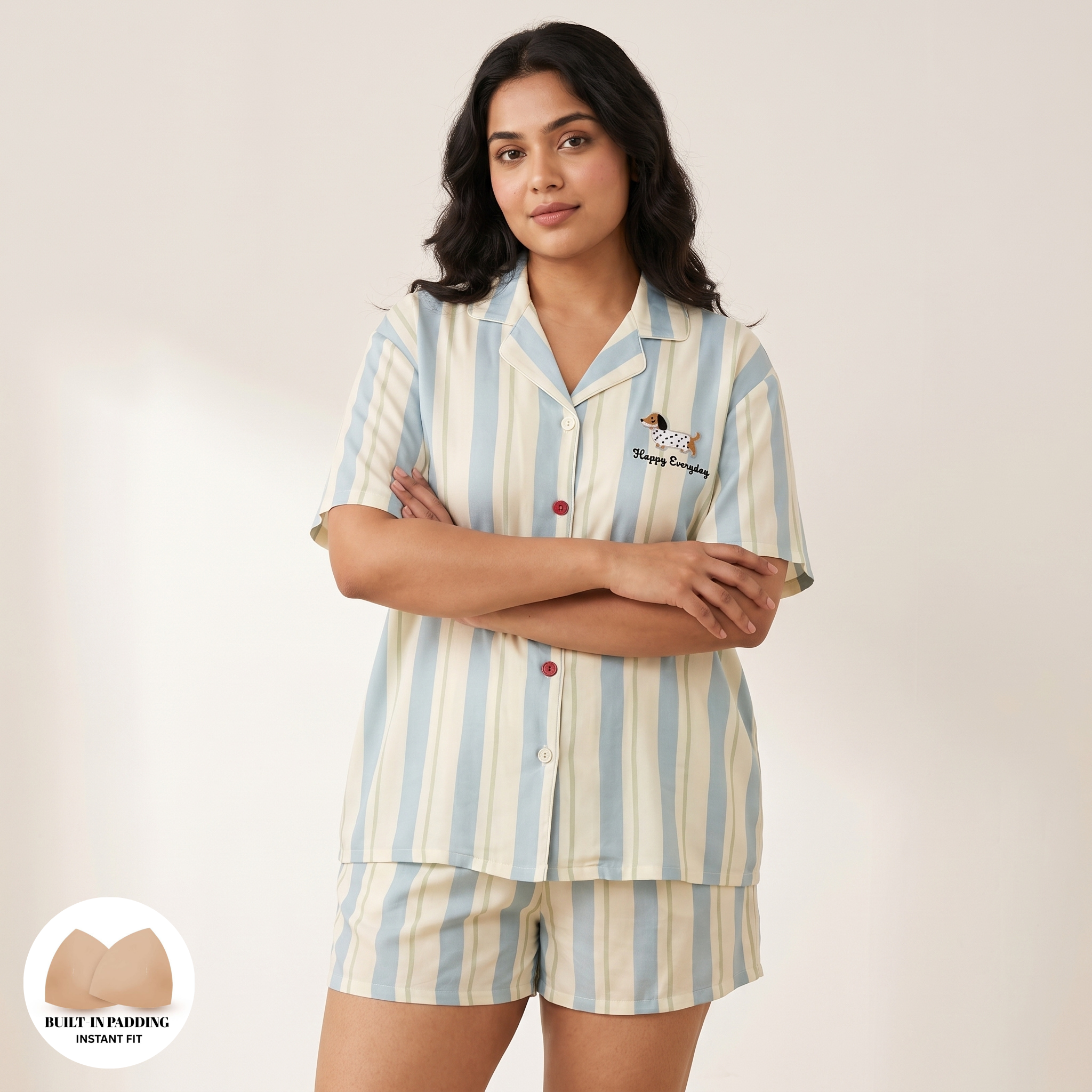 Freshline Padded Nightsuit Set