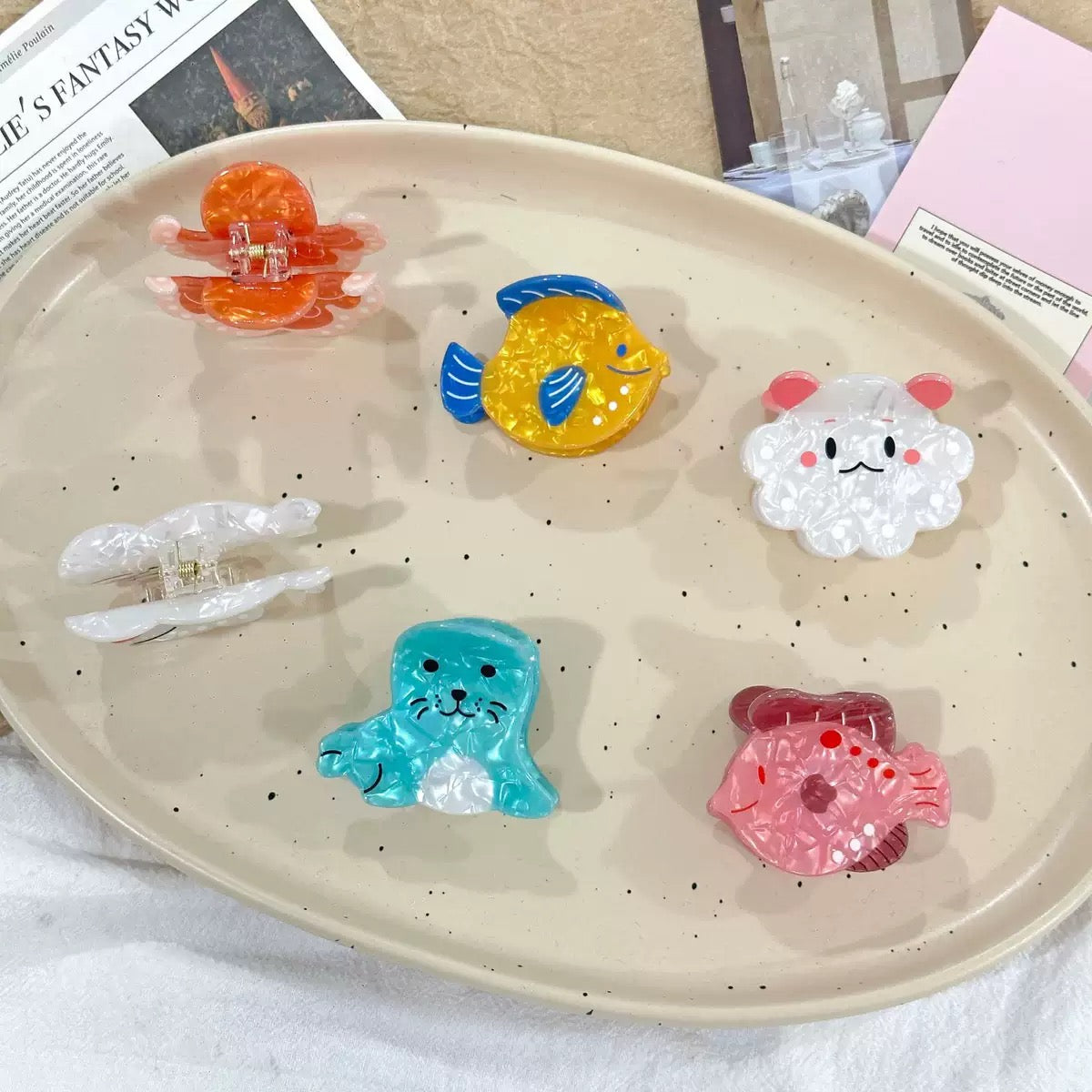 Ocean Cuties Claw Clips