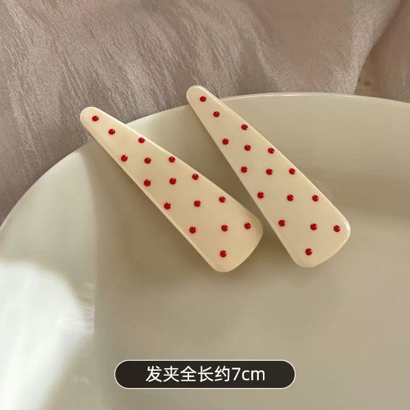 Polka Dot Hair Clip