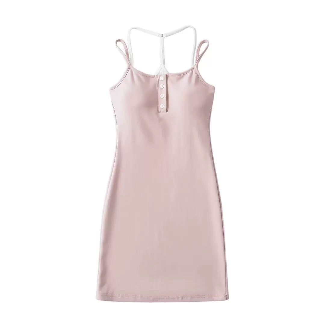 Sugarplum Built-In Bra Cami Dress