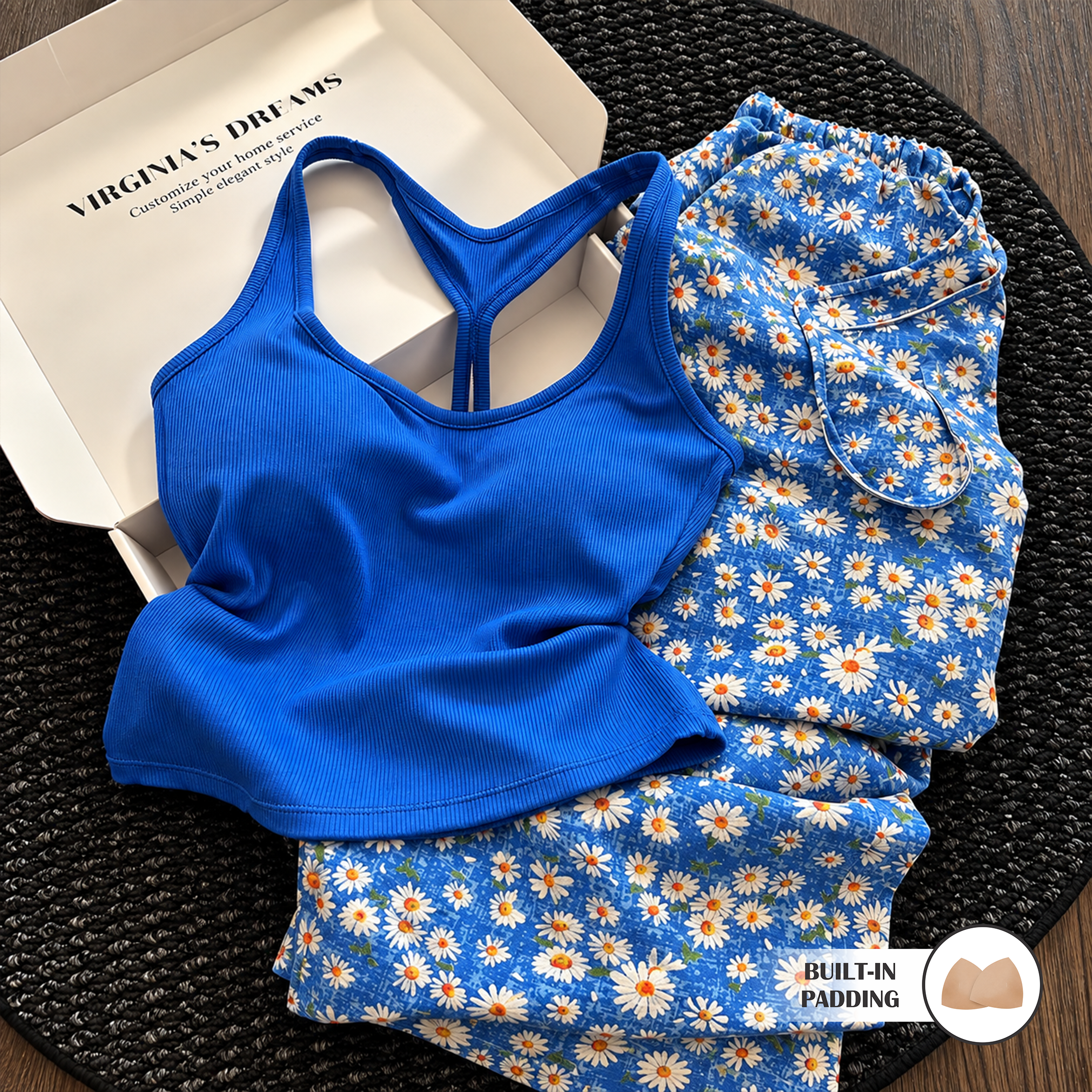 Sunlit Daisy Padded Lounge Set