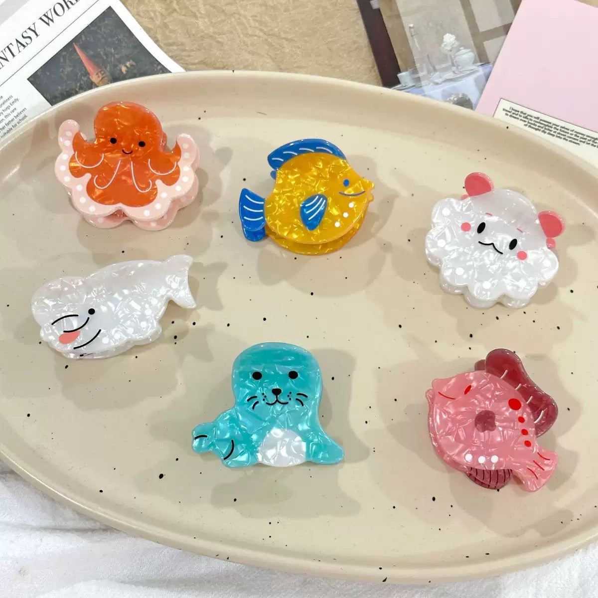 Ocean Cuties Claw Clips
