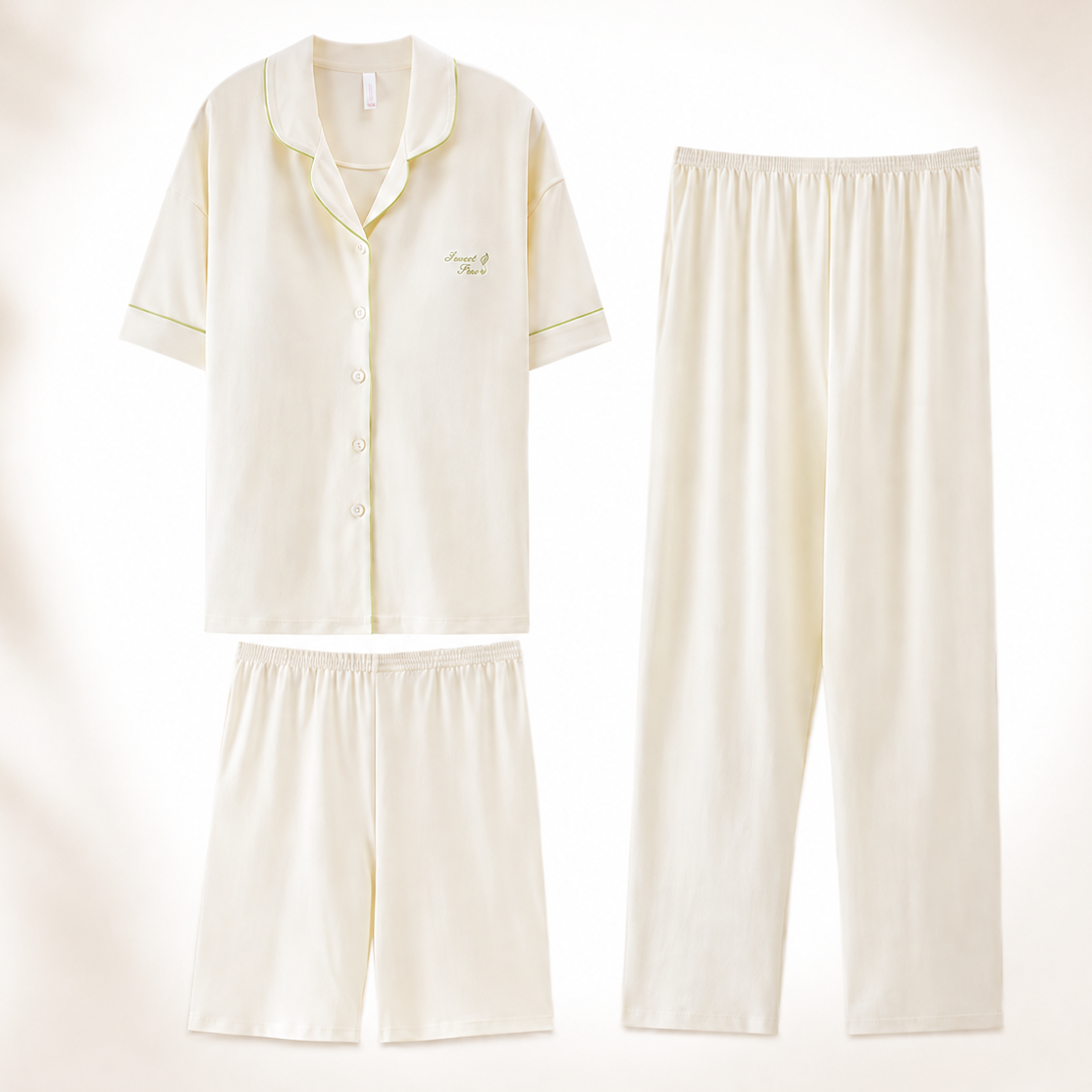 Essential Comfort Padded Nightsuit Set - 3pc Set