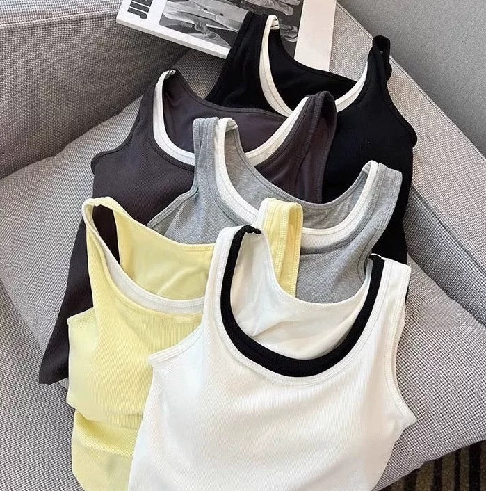Clean Cut Built-in Bra Top