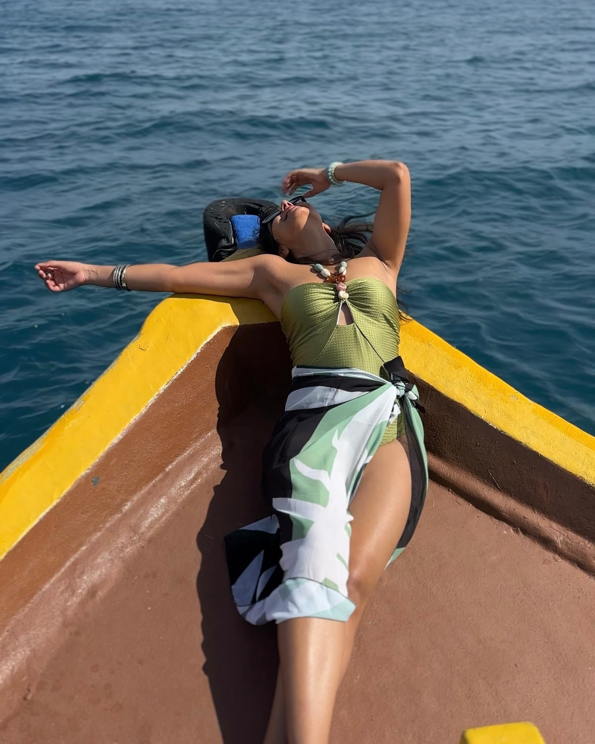 Dippin Beaded Bikini with Sarong Set