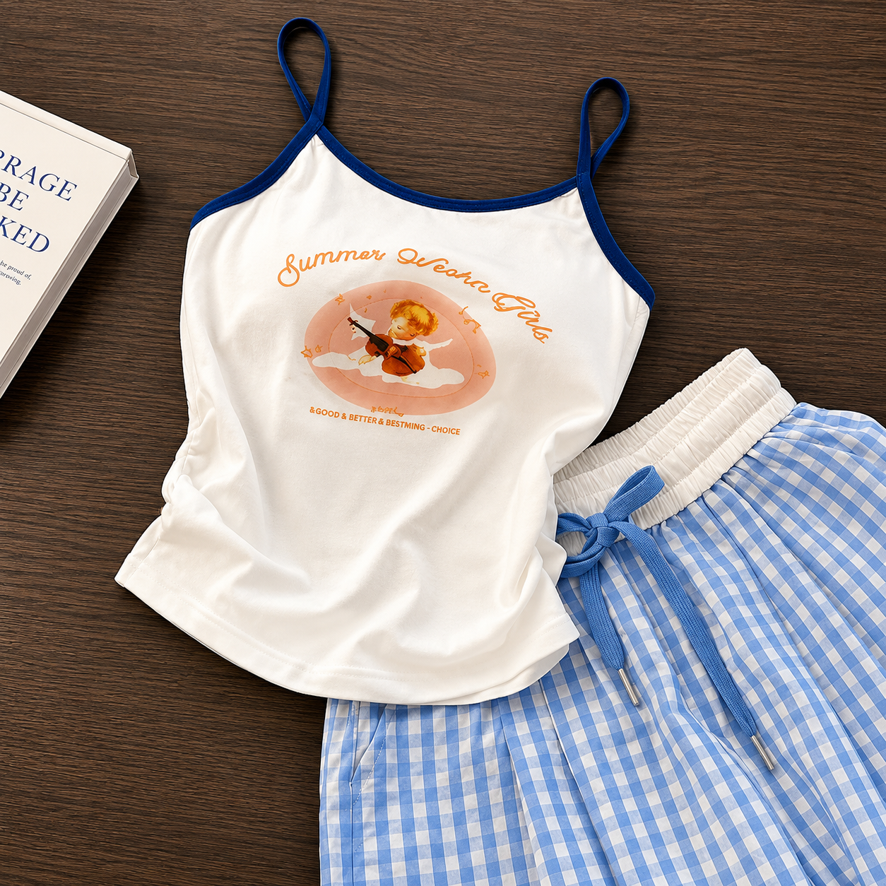 Saint-Tropez Padded Nightsuit Set