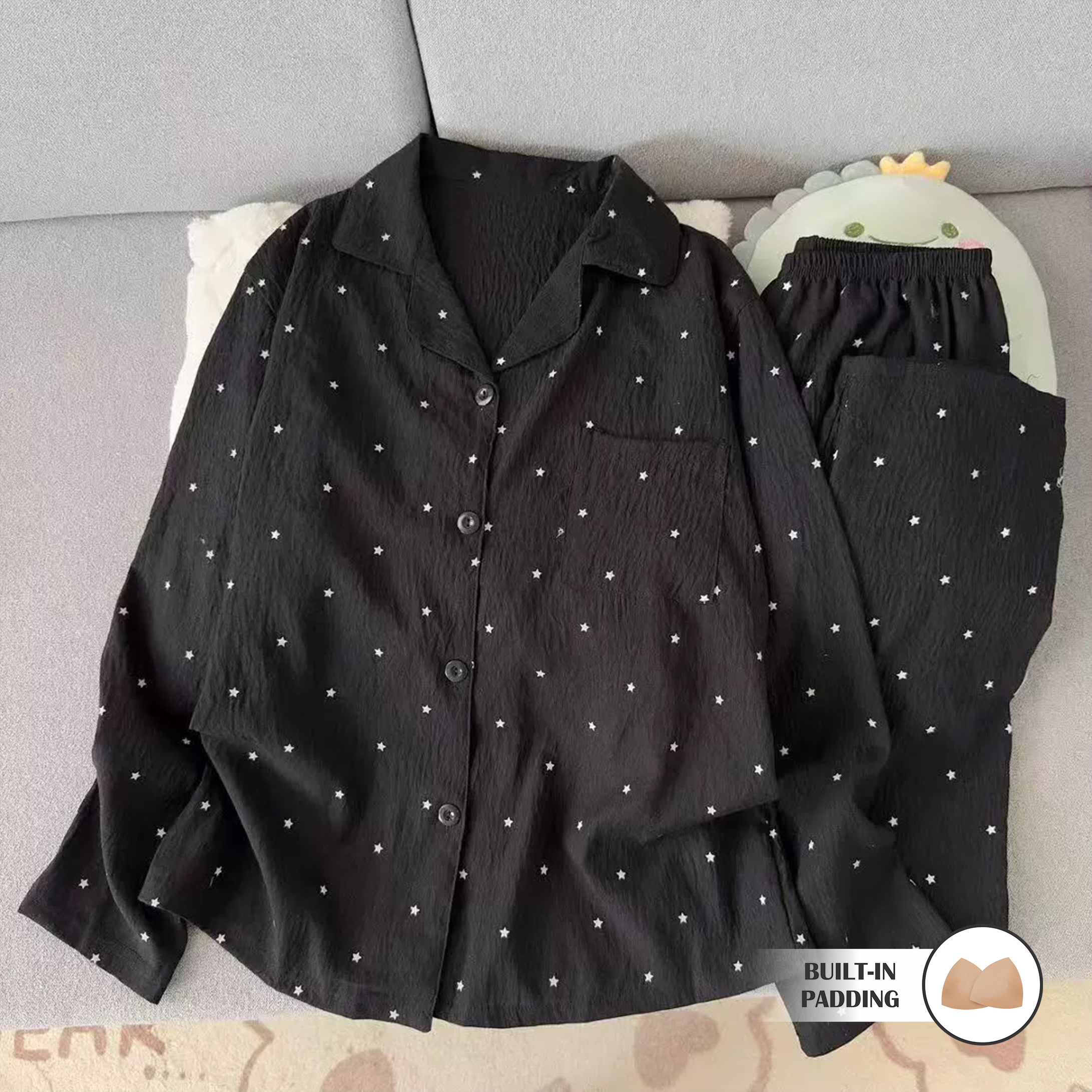 Twinkle light padded nightsuit set