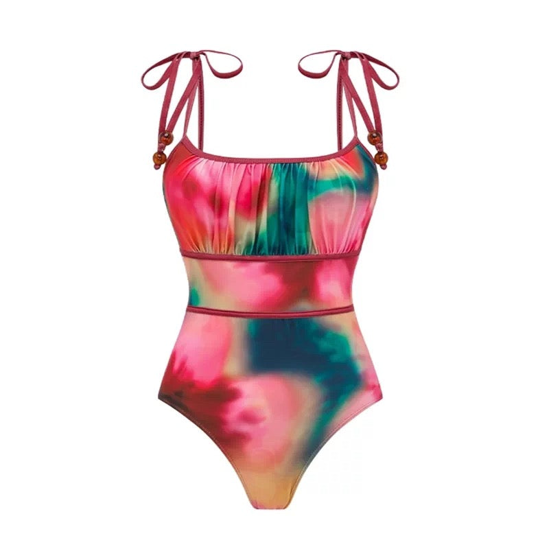 Rangrez Tie-Dye Monokini & Skirt Set