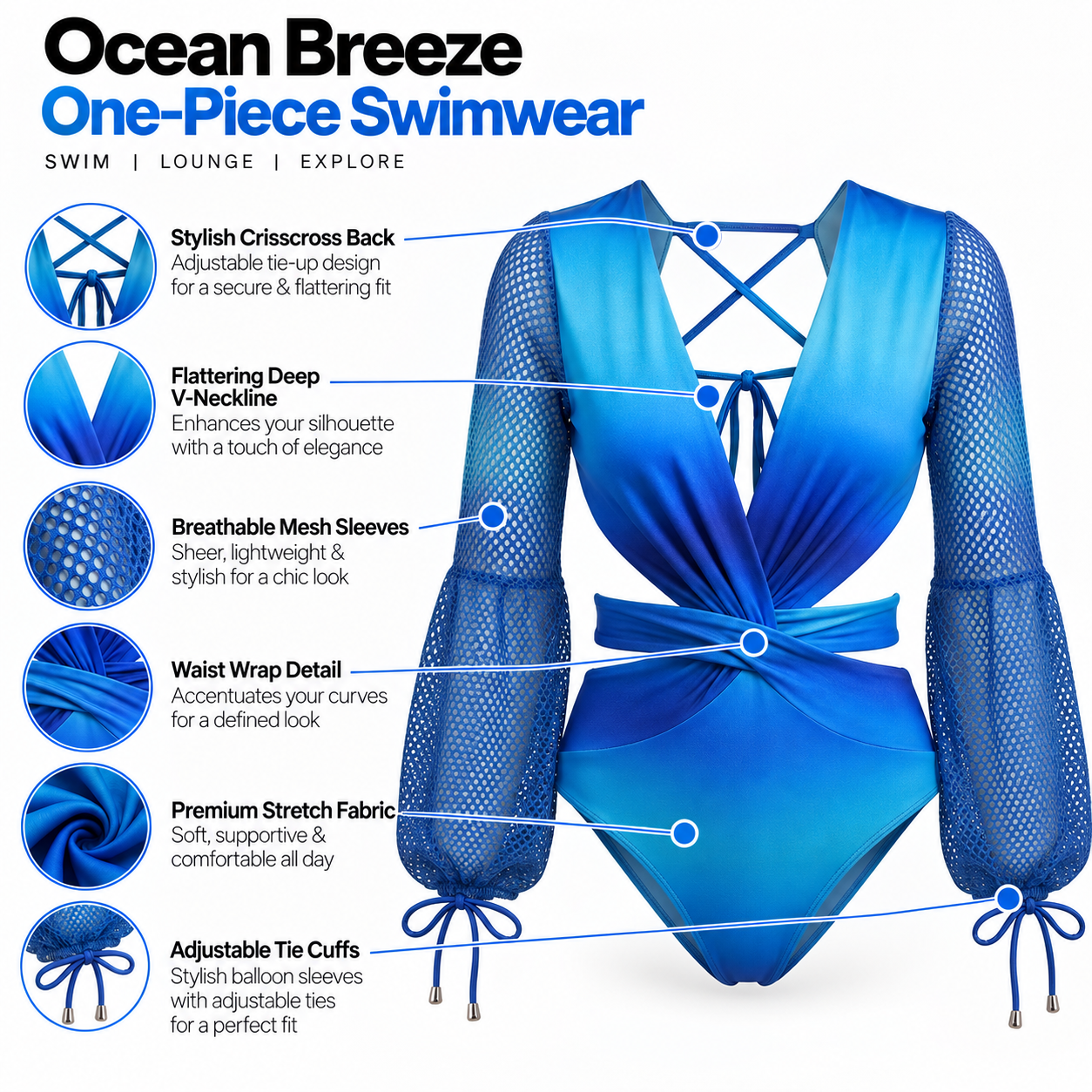 Twistwave Mesh Monokini