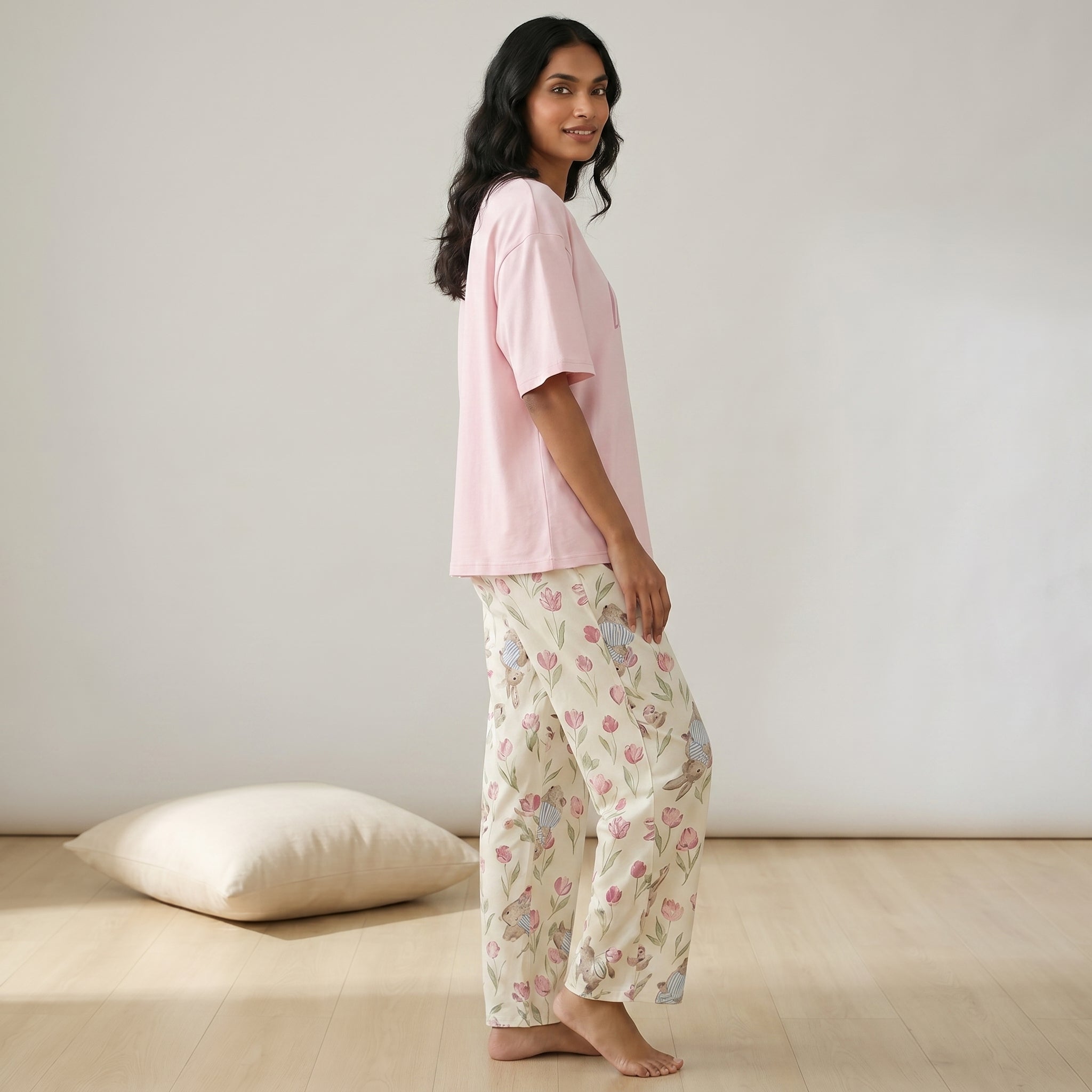Tulip Garden Padded Nightsuit Set