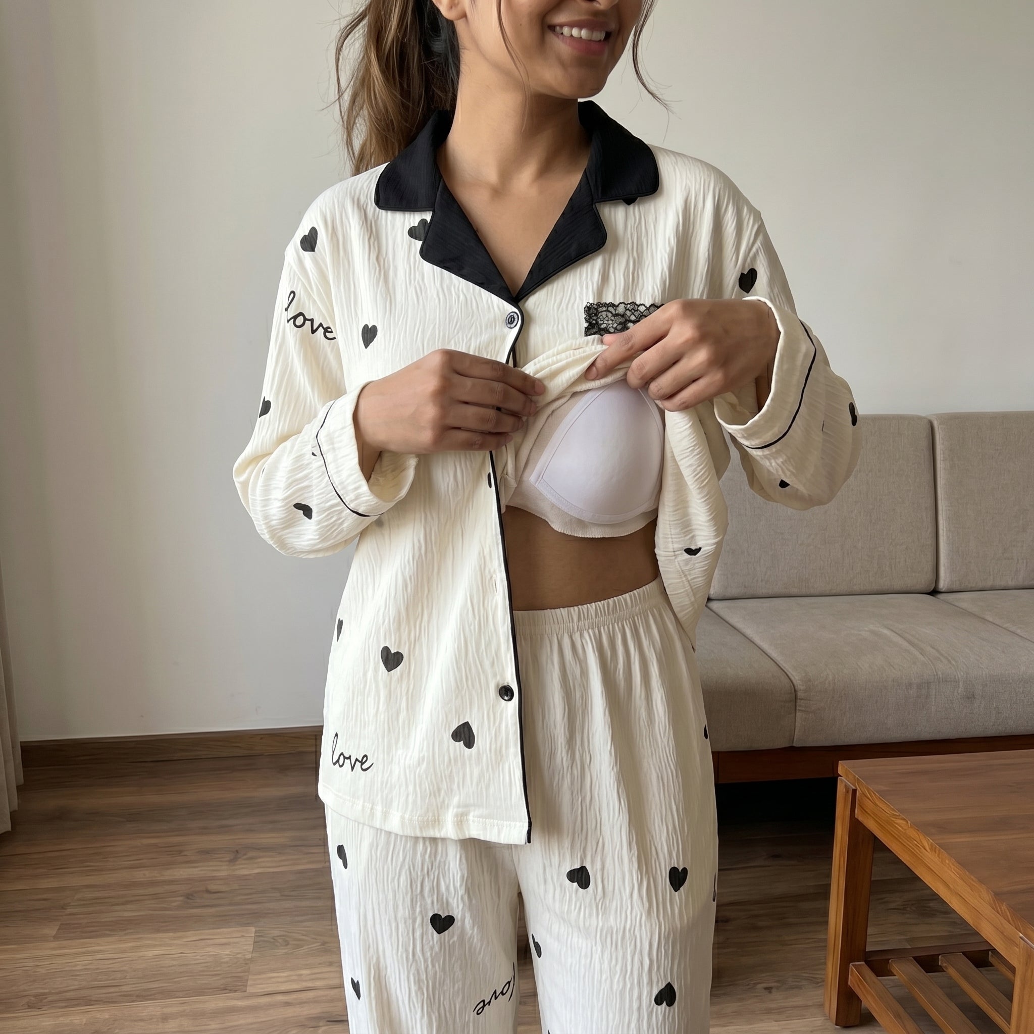 Lace Love Dream Padded Nightsuit Set