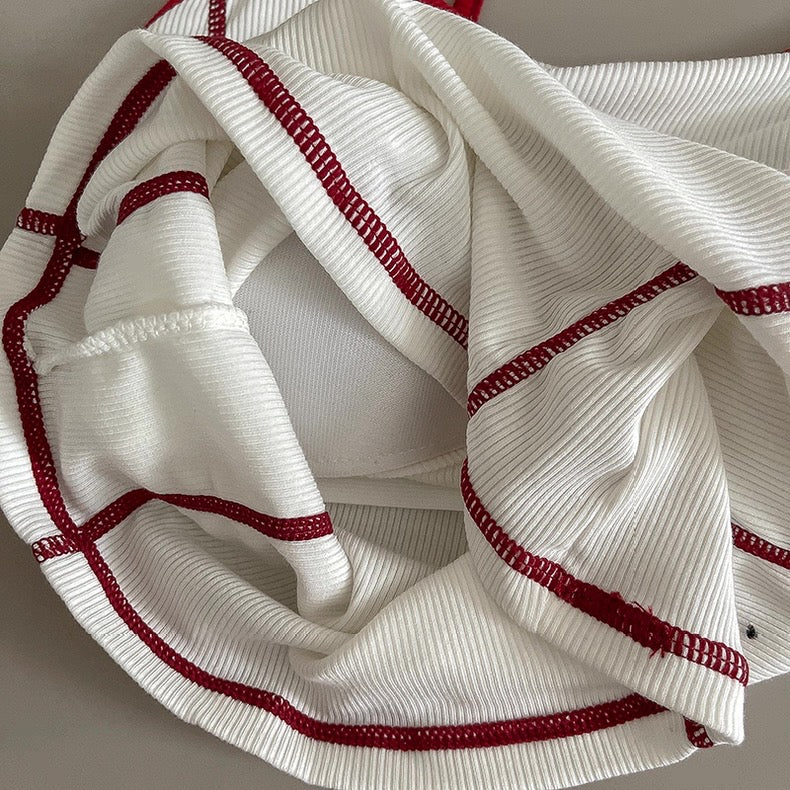 Retro Graphic Built-In Bra Tank Top