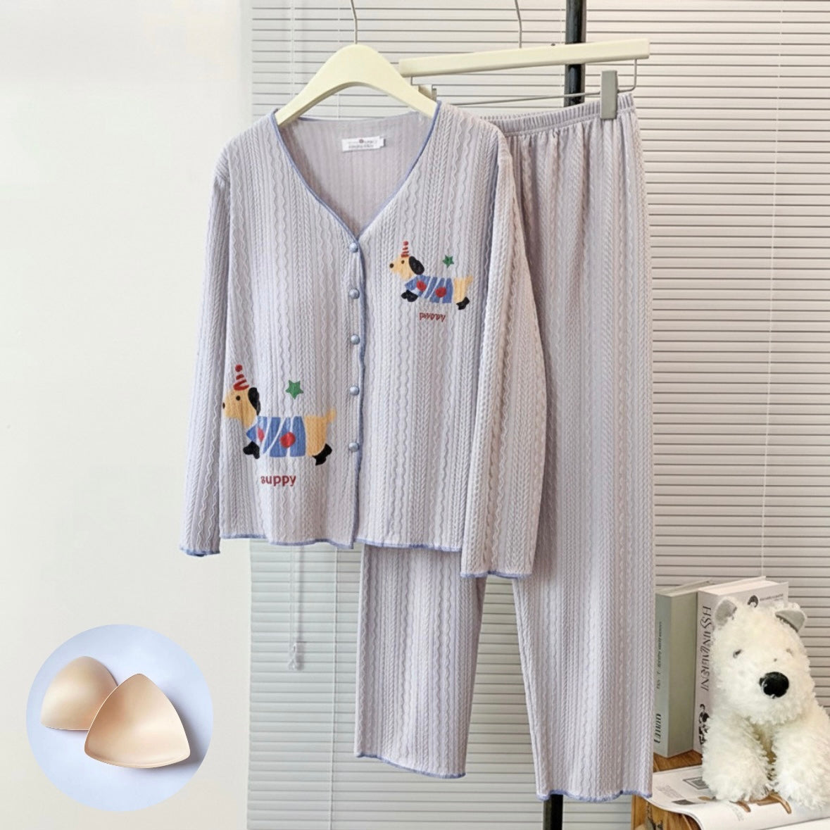 Muffin Tail Padded Nightsuit Set