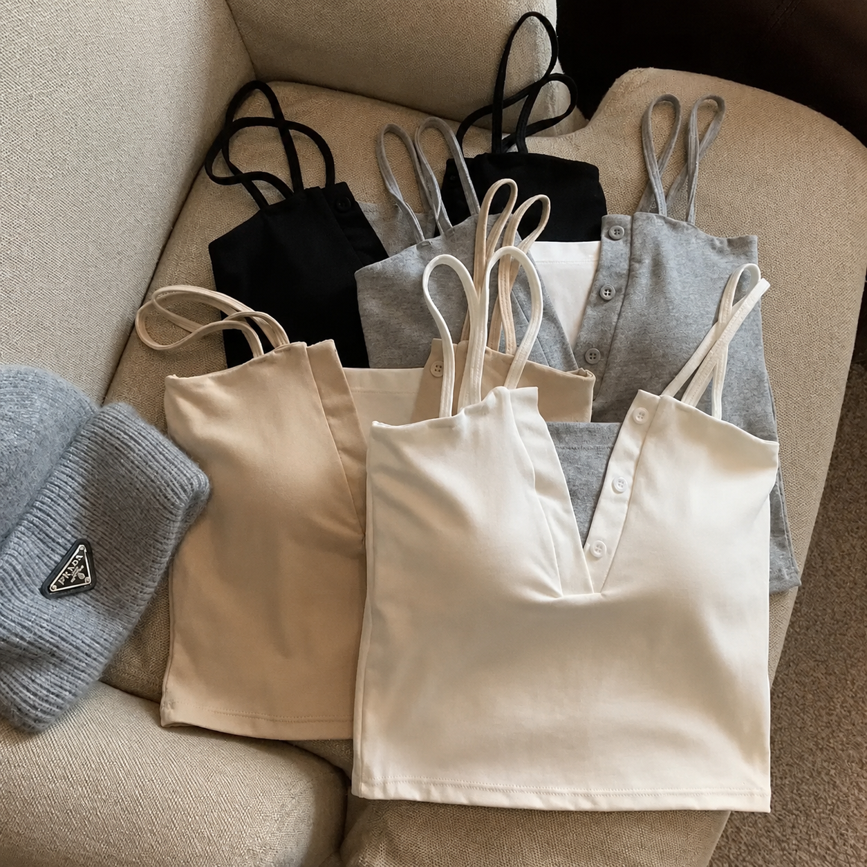 Cebu Double Strap Built-in Bra Top