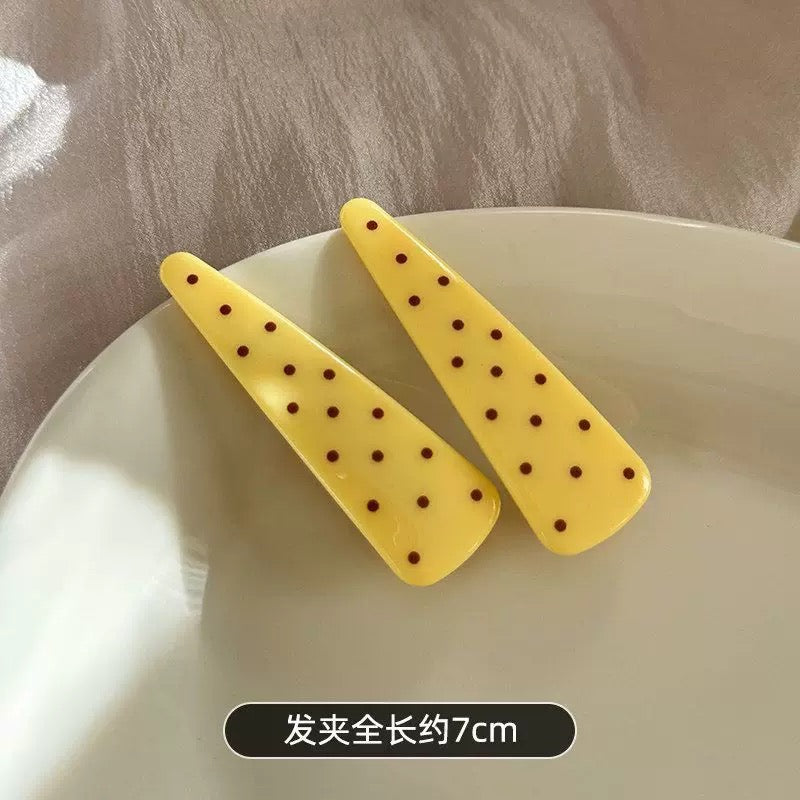 Polka Dot Hair Clip