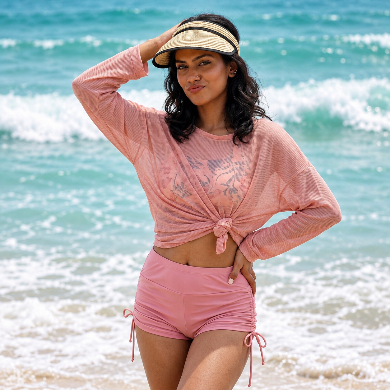 Monet Three Piece Swimsuit