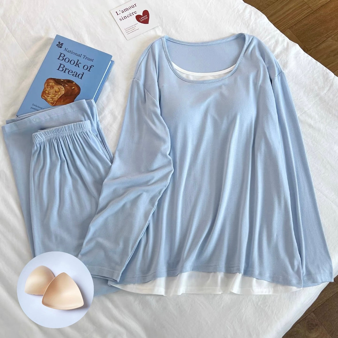 Skin Soft Layer Padded Nightsuit Set