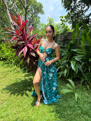 Starfish Monokini and Sheer Skirt Set
