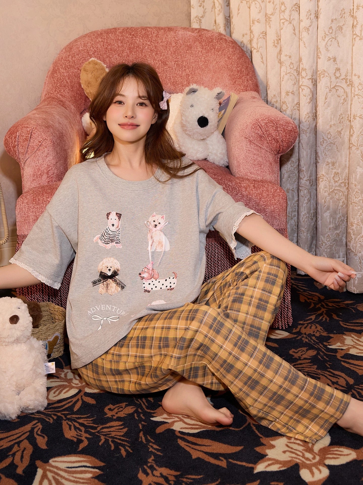 Puppy Palace Padded Nightsuit Set