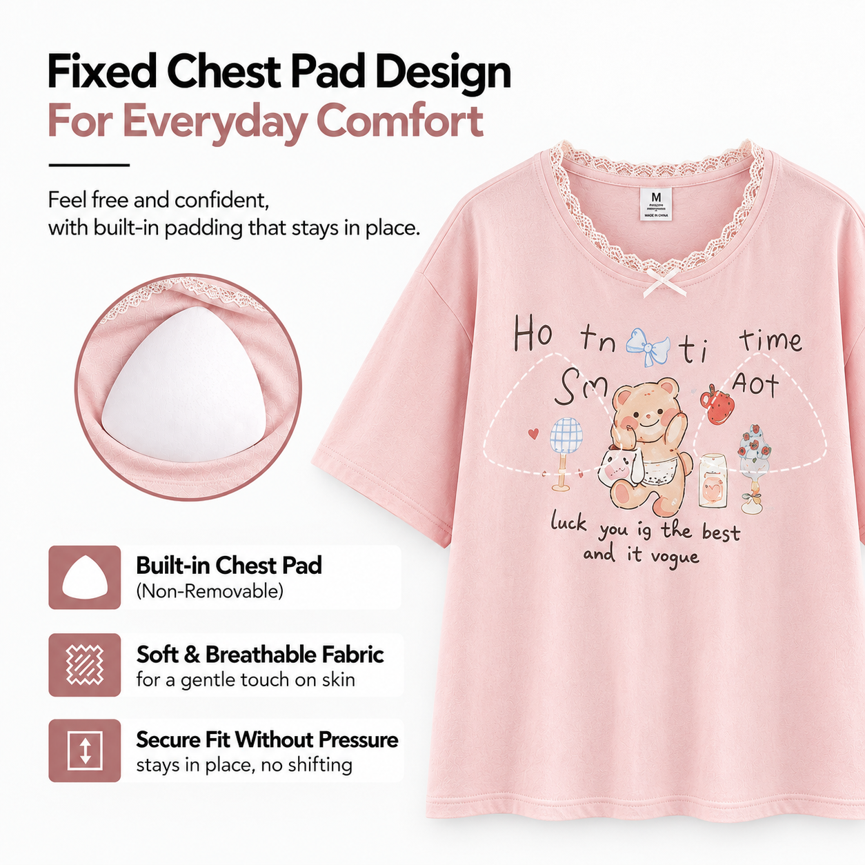 Nap Bear Padded Nightsuit Set