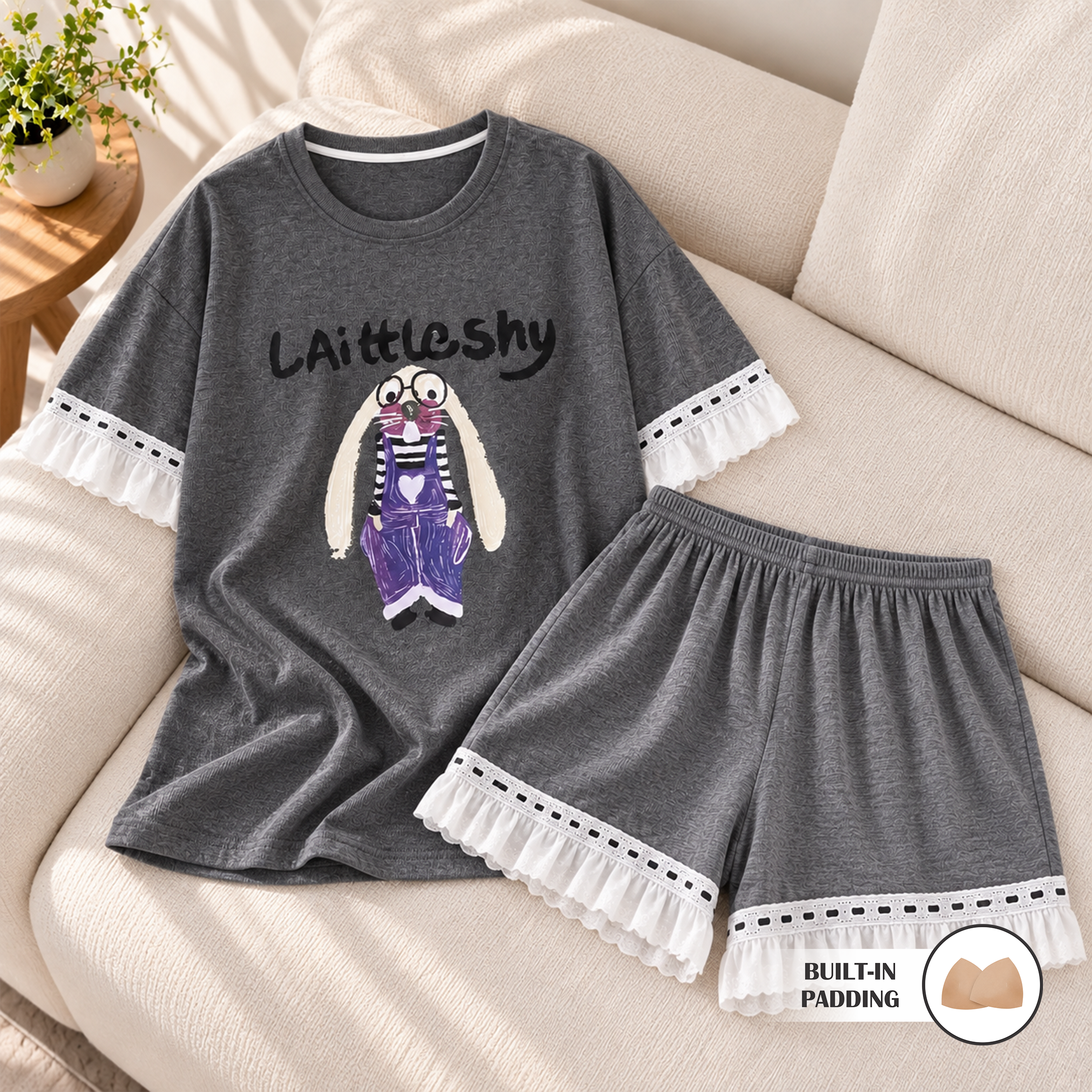 Hoppy Dreams Padded Nightsuit Set