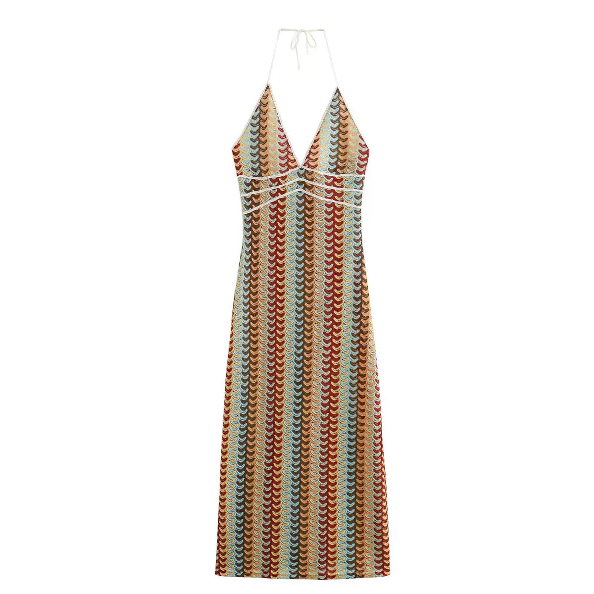 Sienna Sands Halter Maxi Dress