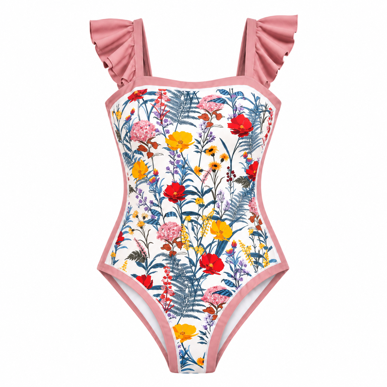 Zanvin Floral Bikini and Sarong Set