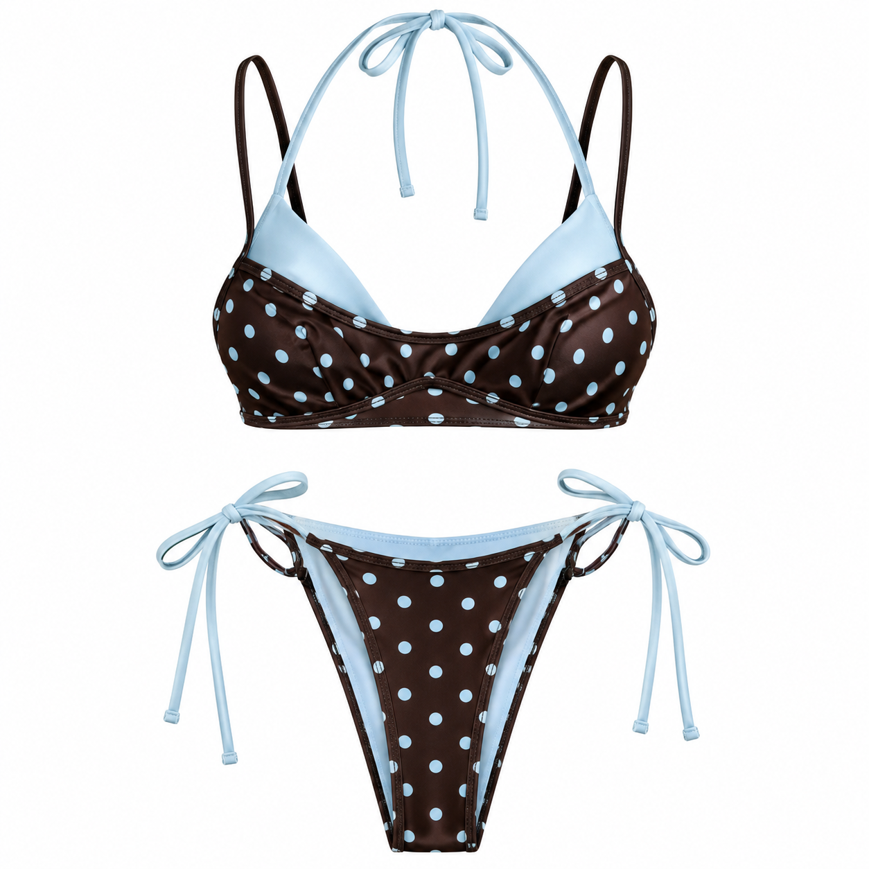 Brownie Blue Bikini Set