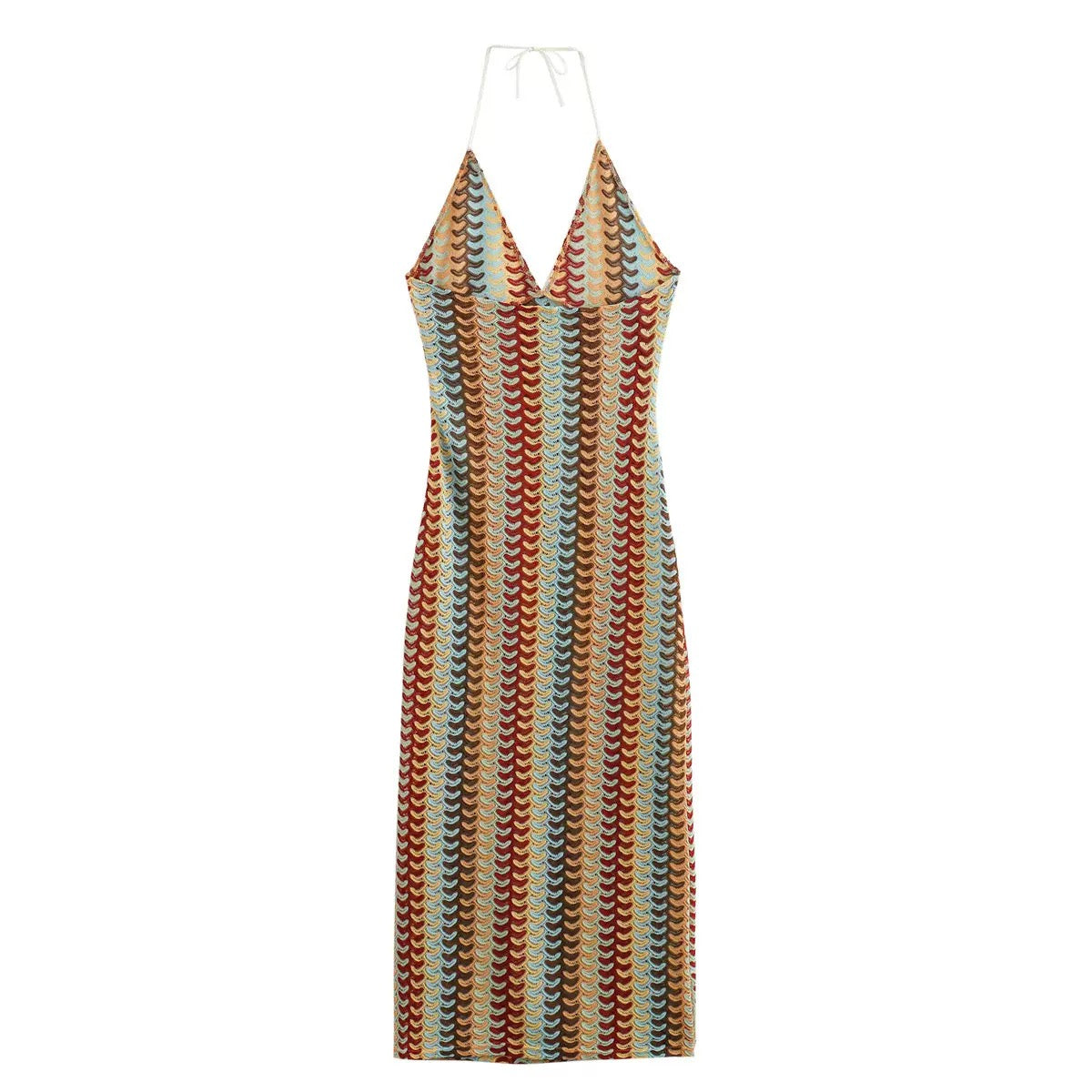Sienna Sands Halter Maxi Dress