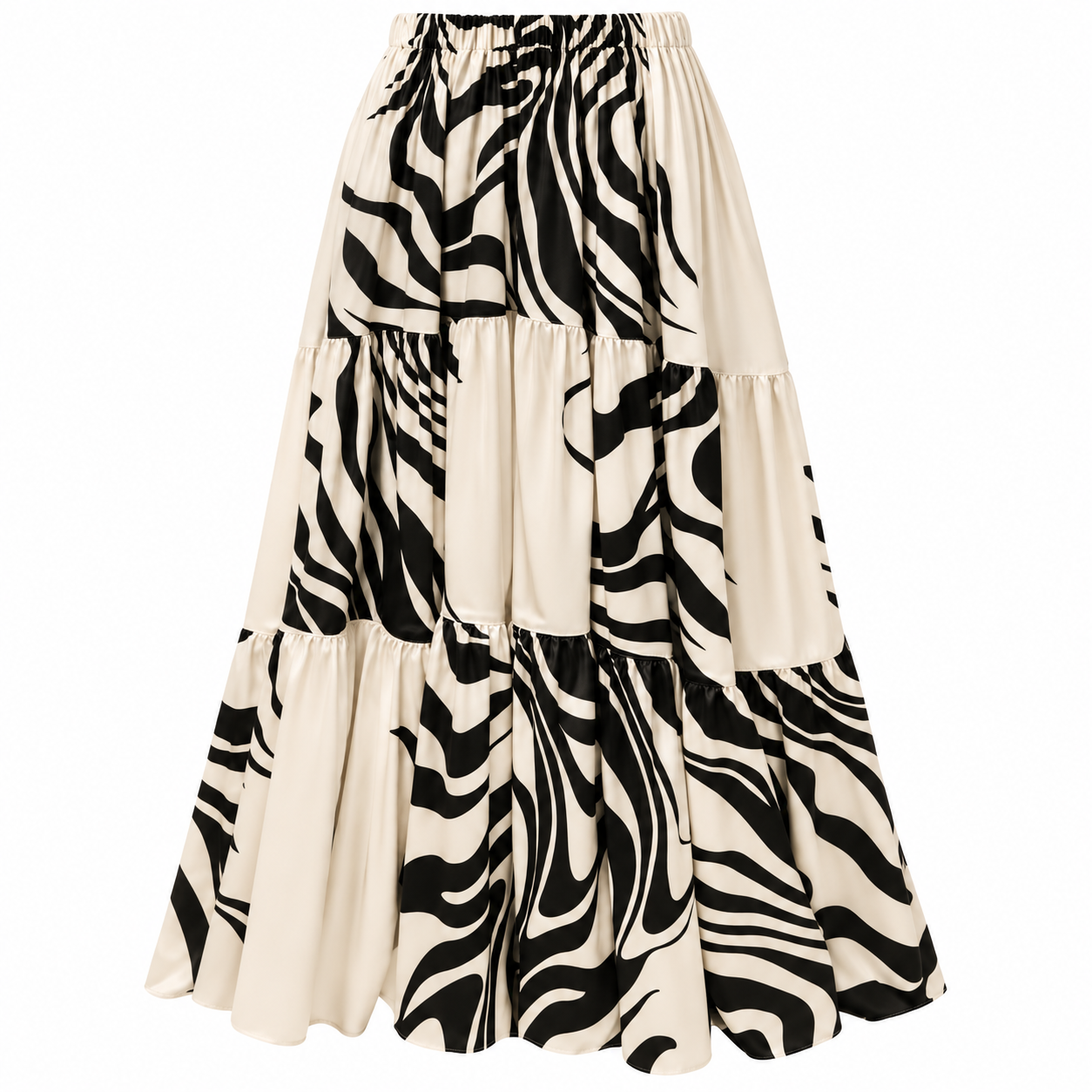 Zebra Waves Monokini & Skirt Set
