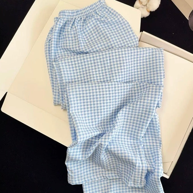 Soft Touch Gingham Padded Nightsuit Set
