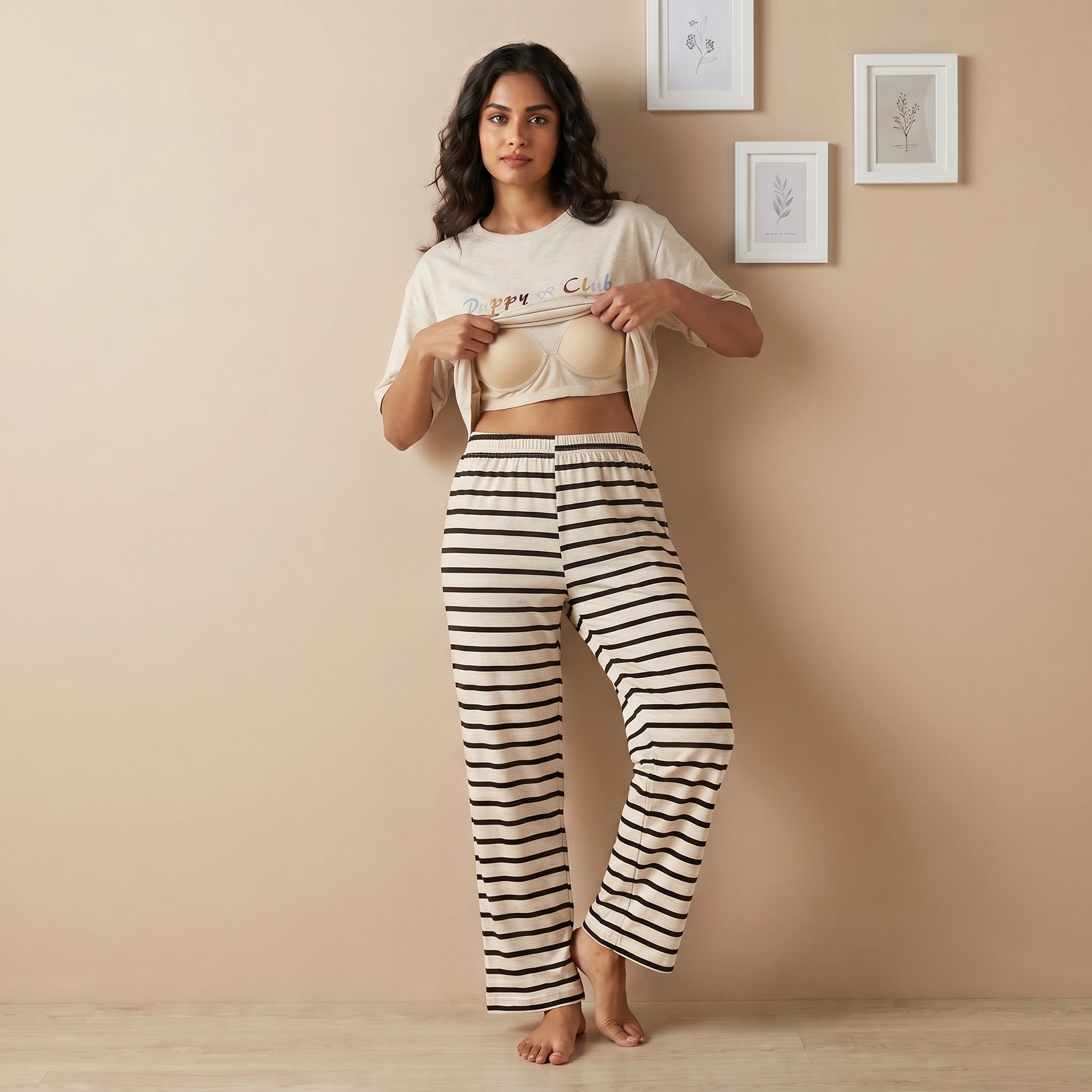Furry Friends Padded Nightsuit Set